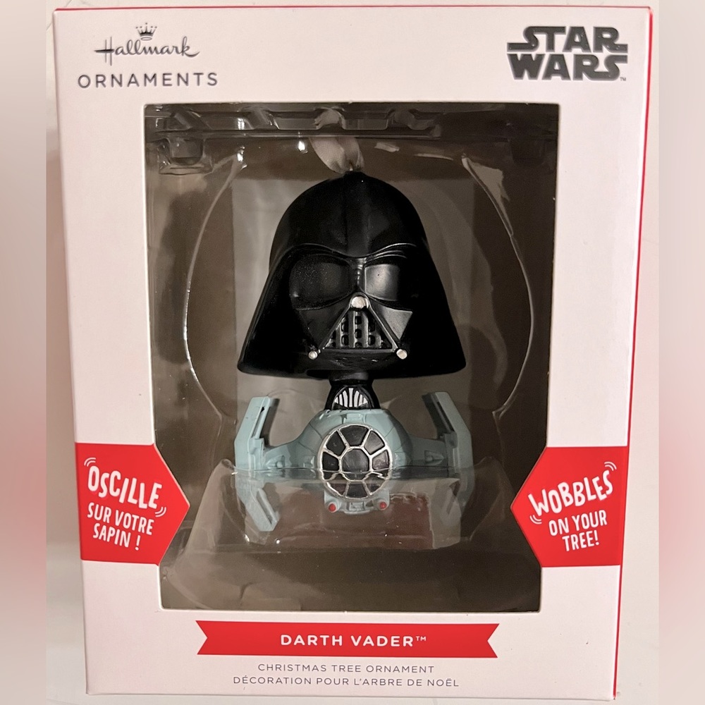 Hallmark Star Wars Darth Vader Bouncing Buddy Christmas Ornament NIB